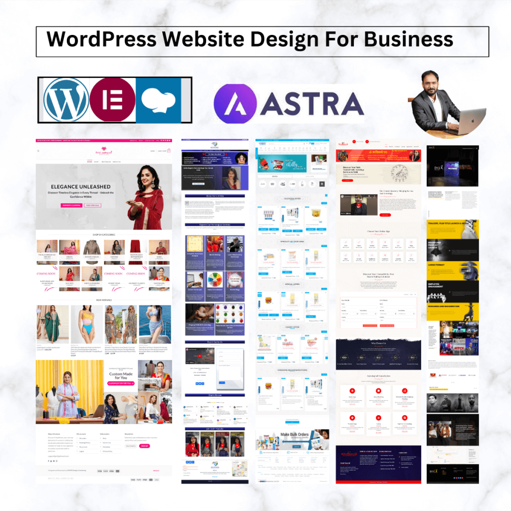Work Portfolio For WordPress Web Design Service